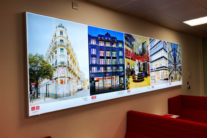 Uniqlo Head office lightbox