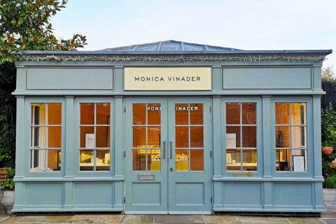 Monica Vinader store signage